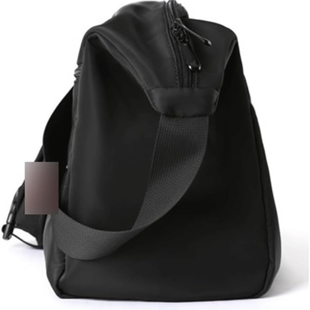 Caraa Studio 2 mini crossbody Men's Bag, black nylon - Picture 6 of 7